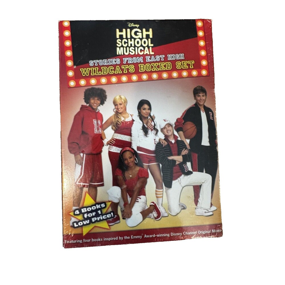 High School Musical Stories From East High Wildcats 4 Book Boxed Set NEW Disney - Picture 1 of 2